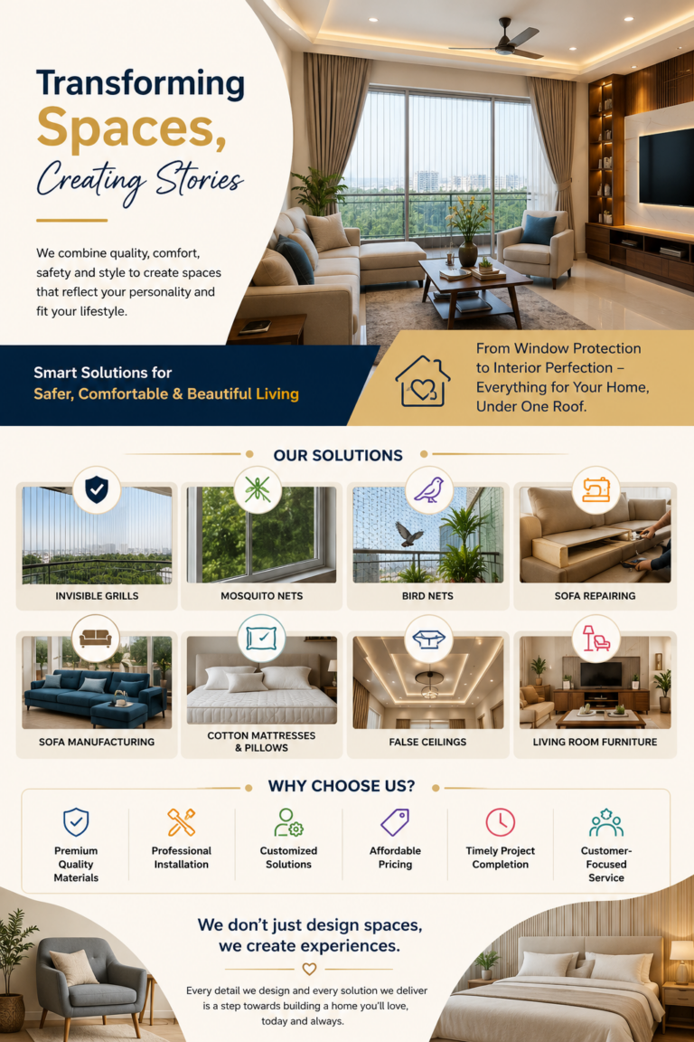 Transforming Spaces, Creating Stories: Smart Window & Interior Solutions for Modern Homes